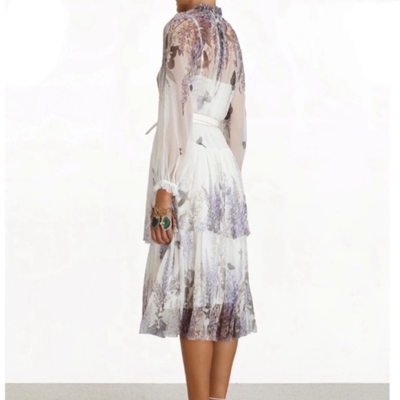 zimmermann luminous tiered gown